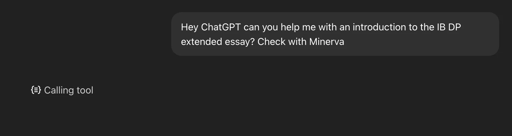 ChatGPT calling TeamTeacher tool